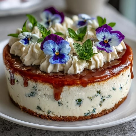 Spring Cake Pressed Flowers