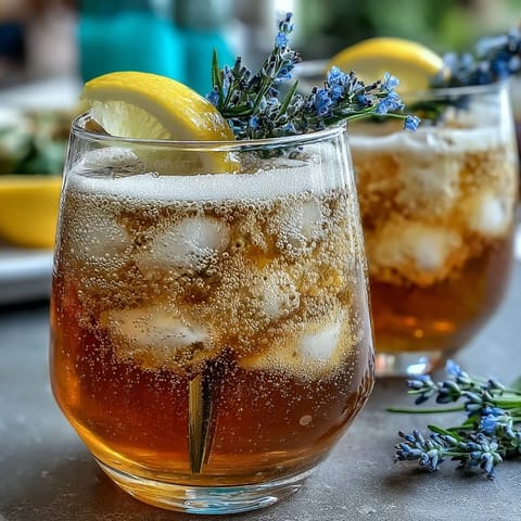 Lavender Lemonade Spritz Drink