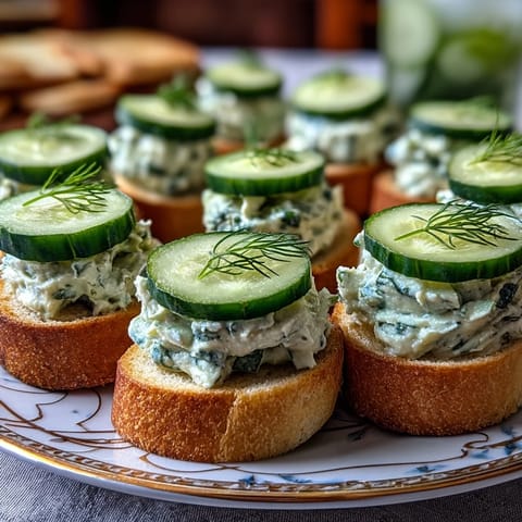 Delicate Derby Day Benedictine Cucumber Canapés, creamy and cool, perfect for entertaining.