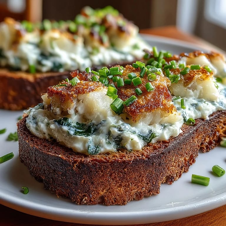 Easy breakfast recipe with flaky smoked haddock, creamy spinach, and crunchy rye toast for a protein-packed start.