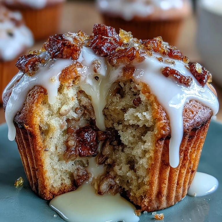 Warm, tender lemon poppy seed muffins glistening with sweet lemon glaze, perfect for breakfast or a delightful afternoon treat.